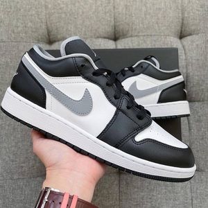 🐼 Nike Air Jordan 1 Low shadow black grey shoes